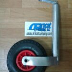 Rueda jockey hinchable