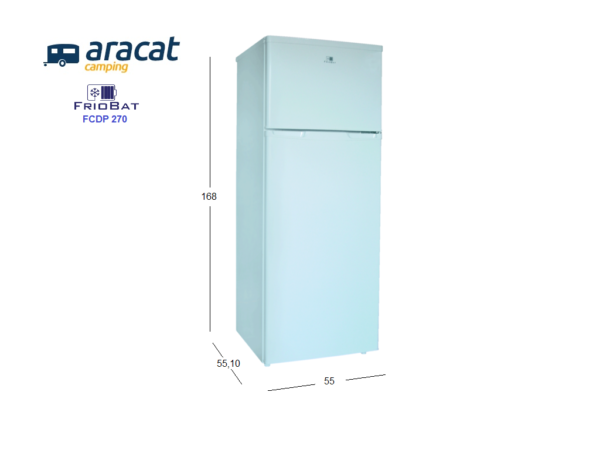 Medidas frigorífico Friobat FCDP270