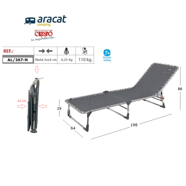 Ficha técnica Cama Crespo AL/367-N