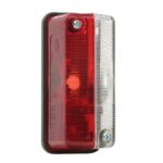 Piloto Hella lateral cristal blanco-rojo