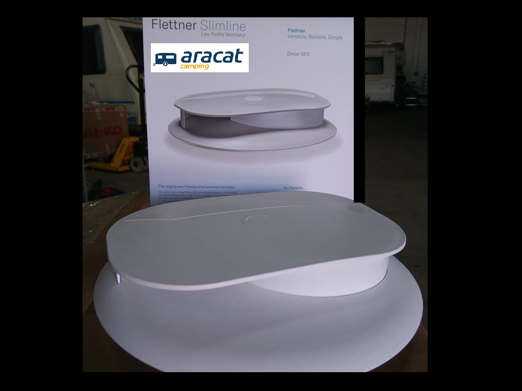 Ventilador aireador Flettner Slimline Aracat Camping Aireador circular Ø 95 con ventilador Aracat Camping