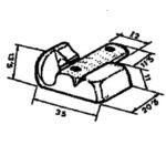 TERMINAL PERFIL BISAGRA C