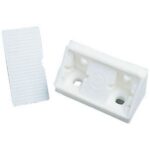 Taco 4 agujeros c/tapa beig