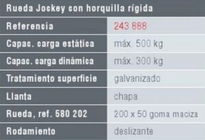 RUEDA JOCKEY 60