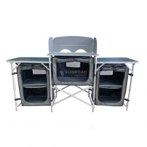 Mueble de cocina plegable para camping